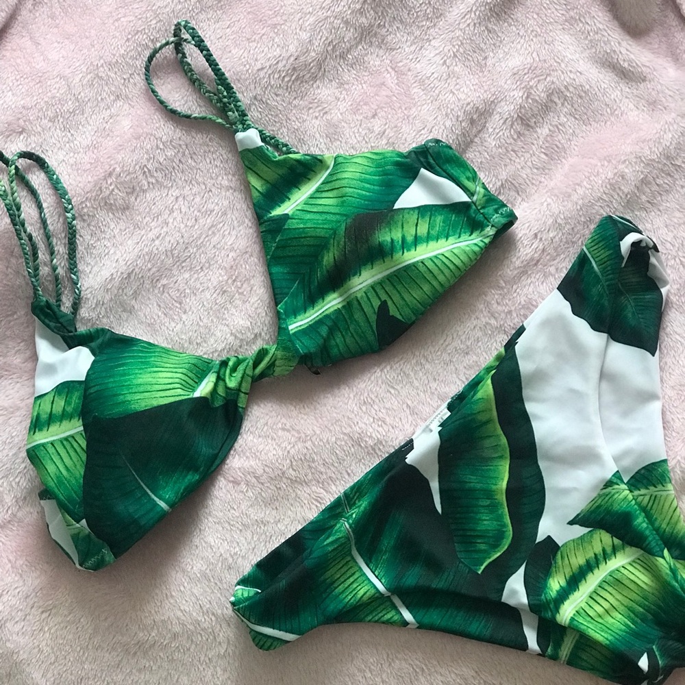 Two piece bathing suit